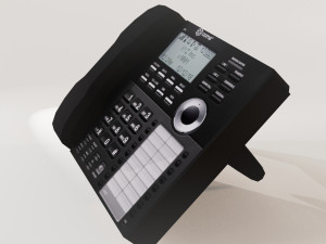 desktop phone - low poly - pbr 3Dモデル