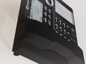 desktop phone - low poly - pbr 3Dモデル