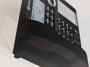 Desktop phone - low poly - pbr 3D Model