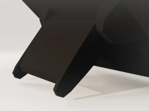 Desktop phone - low poly - pbr 3D Model
