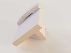 desktop phone - low poly - pbr 3Dモデル