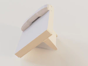 Desktop phone - low poly - pbr 3D Model