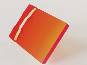 desktop phone - low poly - pbr 3Dモデル