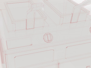 fryer low poly pbr 2k texture 3D Модель