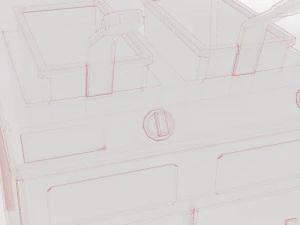 fryer low poly pbr 2k texture 3D Model