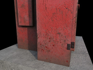 industrial transformer - low poly - pbr Modello 3D