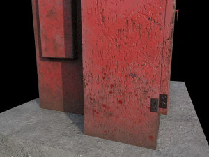 industrial transformer - low poly - pbr 3D Model