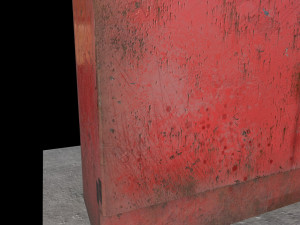 industrial transformer - low poly - pbr Modello 3D