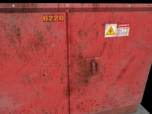 industrial transformer - low poly - pbr Modello 3D