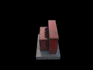 industrial transformer - low poly - pbr 3D Model