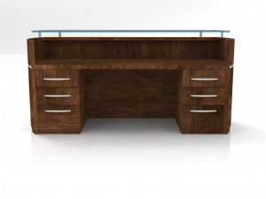 office table - low poly - pbr - game ready 3D मॉडल
