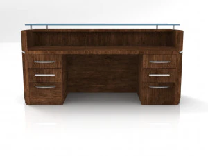 office table - low poly - pbr - game ready 3D Model