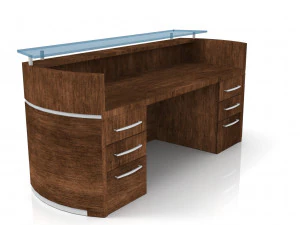 office table - low poly - pbr - game ready 3D Model