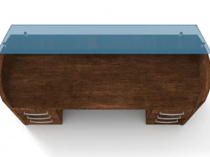 office table - low poly - pbr - game ready 3D Model