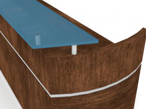 office table - low poly - pbr - game ready 3D Model