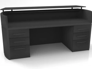 office table - low poly - pbr - game ready 3D Model