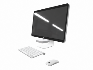 pc low poly pbr material Model 3D