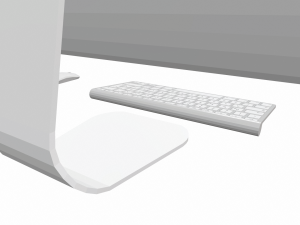 pc low poly pbr material Model 3D