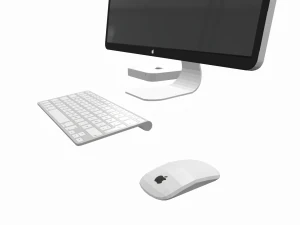 pc low poly pbr material 3D Model