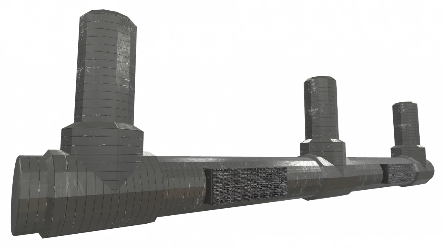 airduct ceiling low poly pbr 3D Model .c4d .max .obj .3ds .fbx .stl .blend