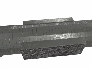 airduct ceiling low poly pbr 3D Model
