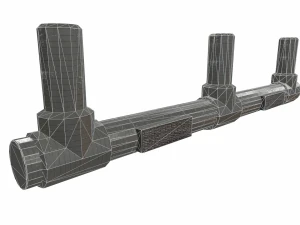 airduct ceiling low poly pbr 3D Model