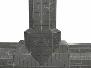 airduct ceiling low poly pbr 3D Model