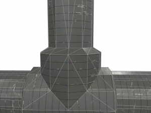 airduct ceiling low poly pbr 3D Model