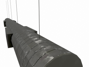 airduct hanging low poly - pbr 3D-Modell