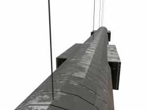 airduct hanging low poly - pbr 3D-Modell