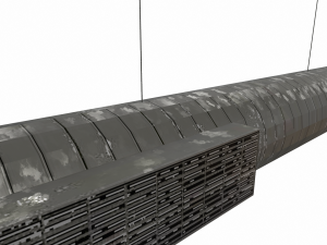 airduct hanging low poly - pbr 3D-Modell