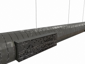 airduct hanging low poly - pbr 3D-Modell
