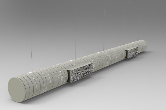 airduct hanging low poly - pbr 3D-Modell .c4d .max .obj .3ds .fbx .stl .blend 