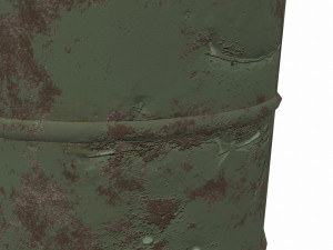 barrel fire low poly pbr 3D Model