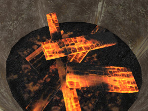 barrel fire low poly pbr 3D Model