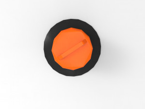 barrel road construction 3D Модель