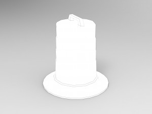 barrel road construction 3D Модель