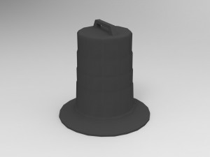 barrel road construction 3D Модель