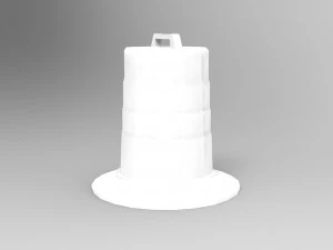 barrel road construction 3D Model