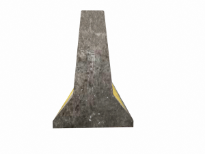 barricade concrete low poly pbr 3D Модель
