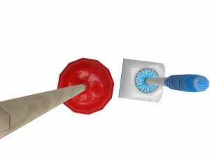 bathroom plunger low poly - pbr 3D मॉडल