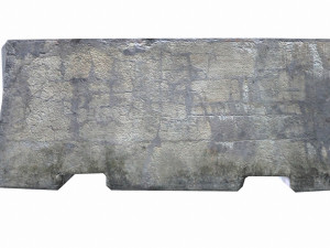 concrete barrier -low poly - pbr 3D-Modell