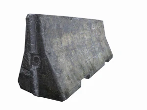 concrete barrier -low poly - pbr 3D Model
