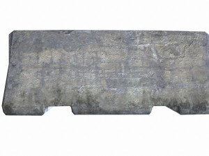 concrete barrier -low poly - pbr 3D-Modell