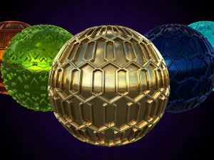 научно-фантастический генератор текстур pbr CG Текстуры