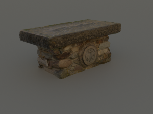 3d church altar scan from a real object 3D Model