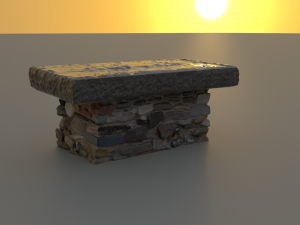 3d church altar scan from a real object 3D Model