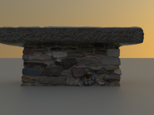3d church altar scan from a real object 3D Model
