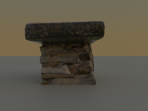 3d church altar scan from a real object 3D Model