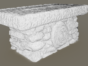 3d church altar scan from a real object 3D Model